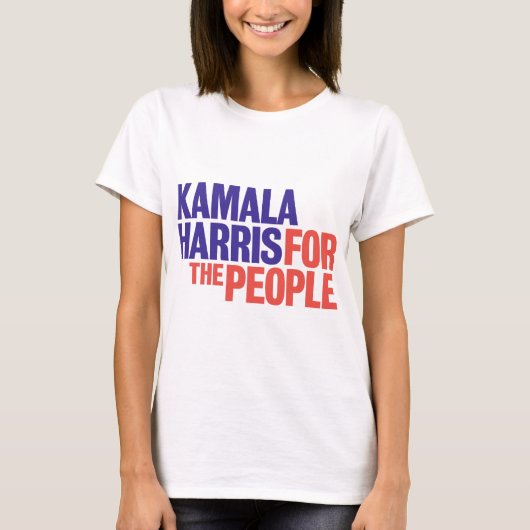 Kamala Harris voor President 2024 T-shirt (Voorkant)