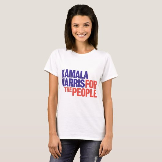 Kamala Harris voor President 2024 T-shirt (Voorkant volledig)