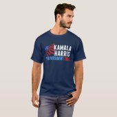 Kamala Harris voor President 2024 T-shirt (Voorkant volledig)