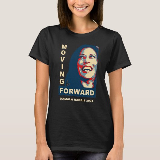 Kamala Harris voor President 2024 T-shirt (Voorkant)