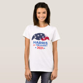 Kamala Harris voor President 2024 T-shirt (Voorkant volledig)
