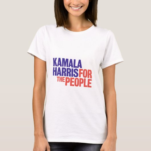Kamala Harris voor President 2024 T-shirt (Voorkant)