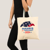 Kamala Harris voor President 2024 Tote Bag (Voorkant (product))