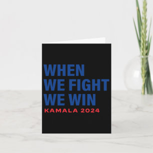 Kamala Harris voor President 2024 V Kaart