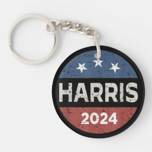 Kamala Harris Voor President 2024 Verkiezingscadea Sleutelhanger