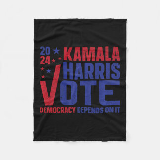 Kamala Harris voor President A New Vision for Amer Fleece Deken