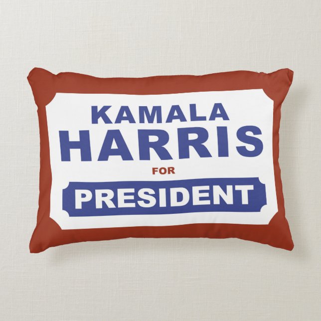 KAMALA HARRIS VOOR PRESIDENT! ACCENT KUSSEN (Voorkant)