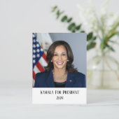 Kamala Harris voor President Briefkaart (Staand voorkant)