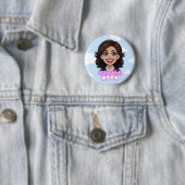 Kamala Harris voor President Button 2024 (In situ)