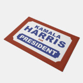 KAMALA HARRIS VOOR PRESIDENT DEURMAT (Schuin)