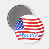 Kamala Harris voor President Elegant Script Magneet (Voorkant / Achterkant)