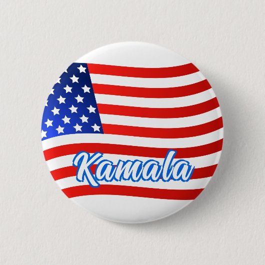 Kamala Harris voor President Elegant Script Ronde Button 5,7 Cm (Voorkant)