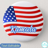 Kamala Harris voor President Elegant Script Ronde Button 5,7 Cm