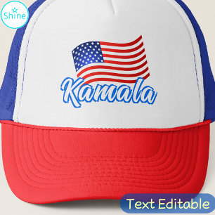 Kamala Harris voor President Elegant Script Trucker Pet