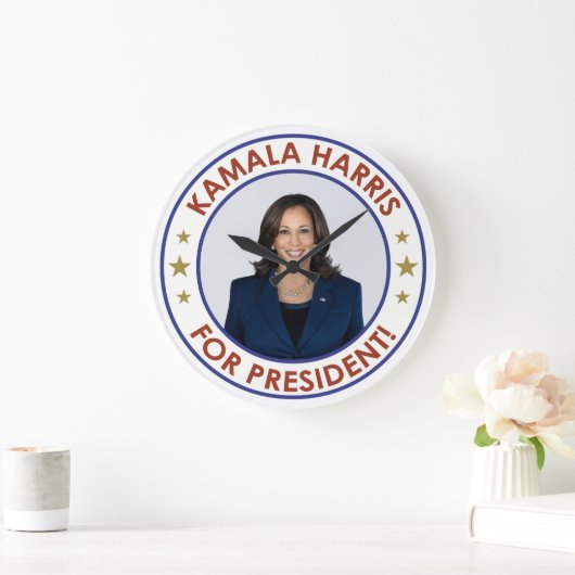 KAMALA HARRIS VOOR PRESIDENT! GROTE KLOK (Huis)