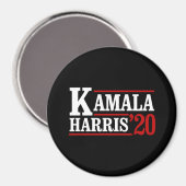 Kamala Harris voor President in 2020 - wit - Magneet (Voorkant / Achterkant)