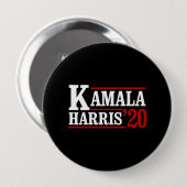 Kamala Harris voor President in 2020 - wit - Ronde Button 4,0 Cm (Voorkant /achterkant)