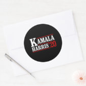 Kamala Harris voor President in 2020 - wit - Ronde Sticker (Envelop)