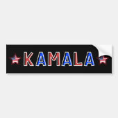 Kamala Harris voor President, "Kamala" Design Bumpersticker (Voorkant)
