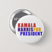 Kamala Harris voor president knop Ronde Button 5,7 Cm (Voorkant /achterkant)