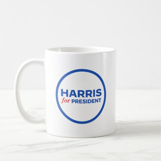 Kamala Harris voor President Koffiemok (Links)
