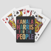 Kamala Harris voor President LGBT Gay Pride Rainbo Pokerkaarten (Achterkant)