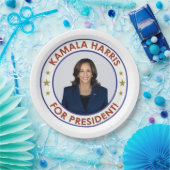 KAMALA HARRIS VOOR PRESIDENT! PAPIEREN BORDJE (Feest)