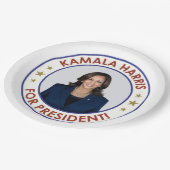 KAMALA HARRIS VOOR PRESIDENT! PAPIEREN BORDJE (Gekanteld)