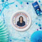 KAMALA HARRIS VOOR PRESIDENT! PAPIEREN BORDJE (Feest)