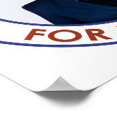 KAMALA HARRIS VOOR PRESIDENT! POSTER (Hoek)