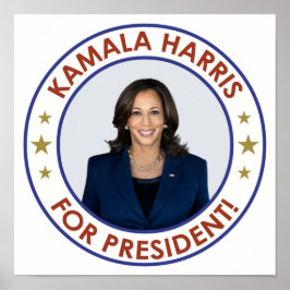 KAMALA HARRIS VOOR PRESIDENT! POSTER