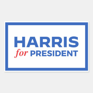 Kamala Harris voor President Rechthoekige Sticker