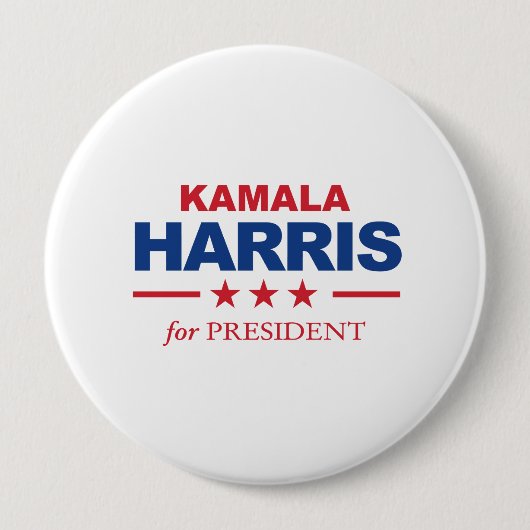 Kamala Harris voor President - Ronde Button 4,0 Cm (Voorkant)
