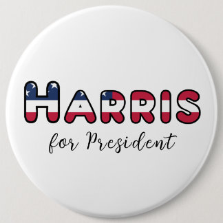 Kamala Harris voor President Ronde Button 6,0 Cm
