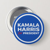Kamala Harris voor President Ronde Button 7,6 Cm (Voorkant /achterkant)