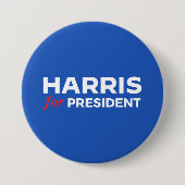 Kamala Harris voor President Ronde Button 7,6 Cm (Voorkant)