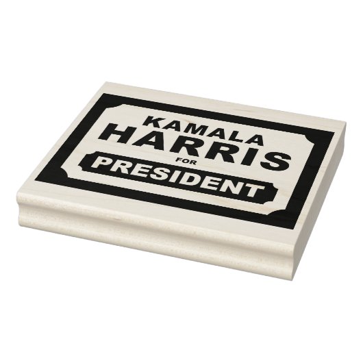 KAMALA HARRIS VOOR PRESIDENT! RUBBERSTEMPEL (Stempel)