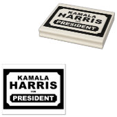 KAMALA HARRIS VOOR PRESIDENT! RUBBERSTEMPEL (Gestempeld)