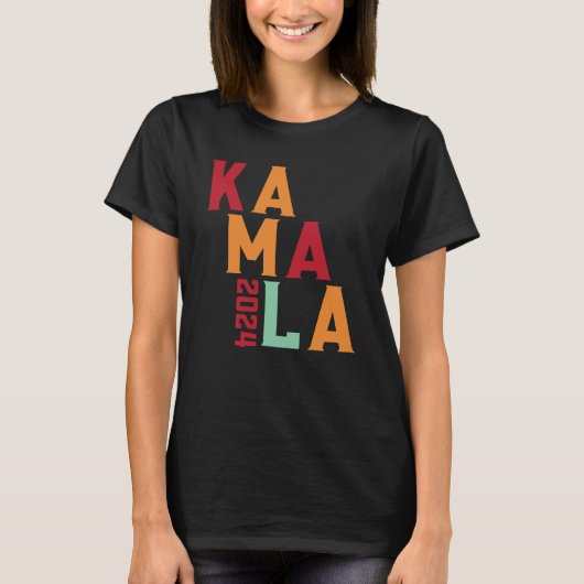 Kamala Harris voor President Stem 2024 Tim Walz T-shirt (Voorkant)