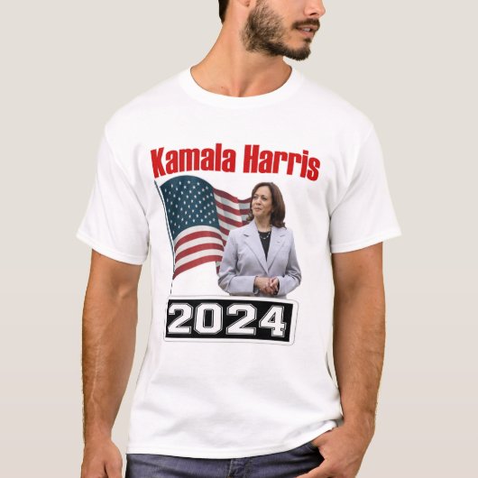 kamala harris voor president T-shirt (Voorkant)