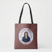 KAMALA HARRIS VOOR PRESIDENT! TOTE BAG (Voorkant)