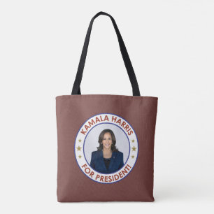 KAMALA HARRIS VOOR PRESIDENT! TOTE BAG