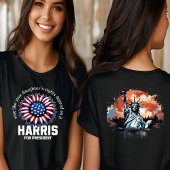 Kamala Harris: Voor President Tri-Blend Shirt