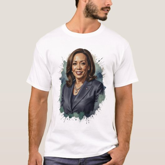 Kamala Harris voor President USA T-shirt (Voorkant)