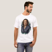 Kamala Harris voor President USA T-shirt (Voorkant volledig)