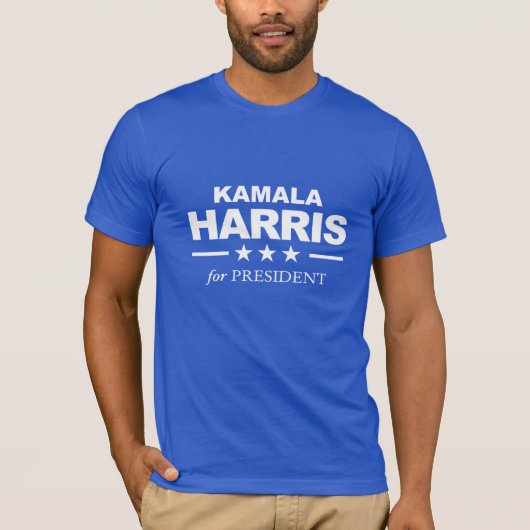 Kamala Harris voor President - wit - T-shirt (Voorkant)
