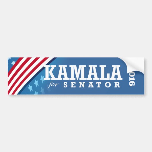 Kamala Harris voor senator Bumpersticker (Voorkant)
