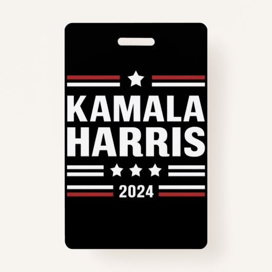 Kamala Harris voor The People 2024 President Badge (Voorkant)