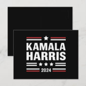 Kamala Harris voor The People 2024 President Briefkaart (Voorkant / Achterkant)
