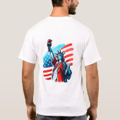 Kamala Harris voor The People T-shirt (Achterkant)
